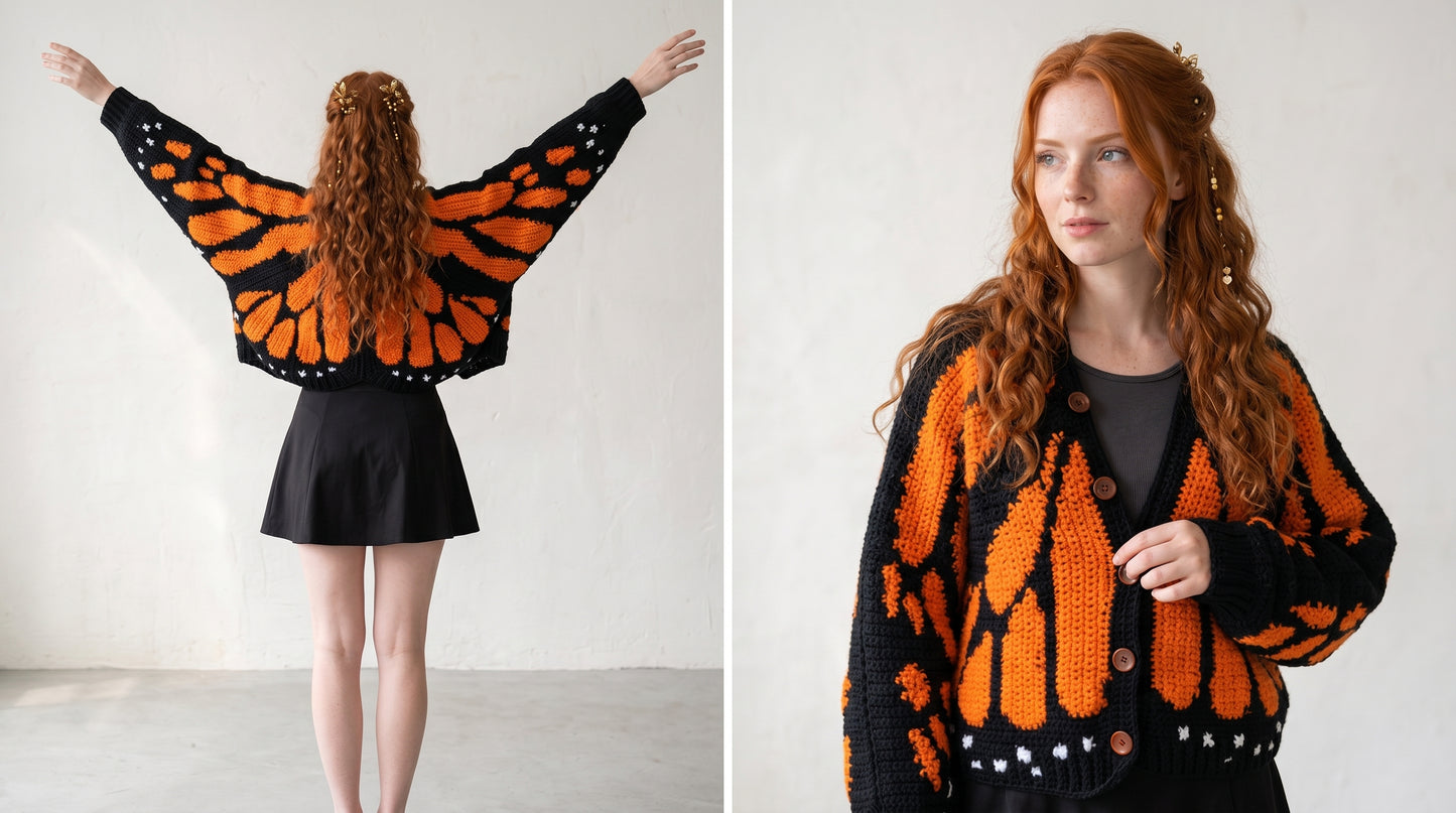 Sarah's Butterfly Cardigan