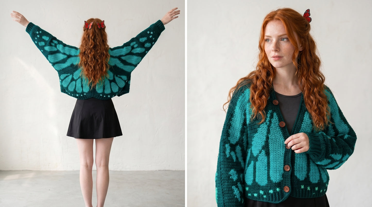 Sarah's Butterfly Cardigan